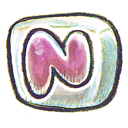 office, onenote, square icon