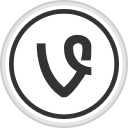 logo, media, online, social, vine svg vector icon