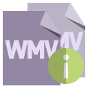 file,format,wmv,info icon