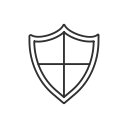 facebook, privacy, security, sheld svg vector icon