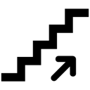 stairs, up icon