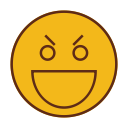 evil svg vector icon