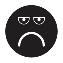 emoji, emotion, negative, smiley svg vector icon