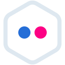 flickr, media, photo, photography, share, social, yumminky svg vector icon