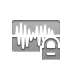 audio,wave,lock icon
