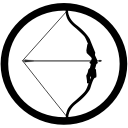 avangers, bow and arrow, hawkeye, marvel svg vector icon