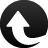 round,and,up,circle,ascend,rise,ascending,upload,increase icon