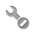 technical,wrench,cancel icon
