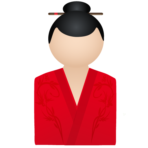 kimono,red,woman,account,person,people,human,user,female,member,profile icon