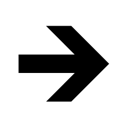 arrow, backward icon
