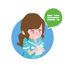 doctor, drug, healthcare, medical, medicine, message, reading svg vector icon