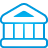 bank, basic, blue icon