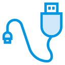 cable, computercable, data, datacable, transfer, usb, wire svg vector icon