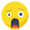 avatar, face, shock, shocked, smile, smiley, surprise svg vector icon