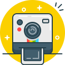camera, instagram, photo, polaroid, selfie, shoot svg vector icon