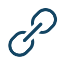 hyperlink, link svg vector icon