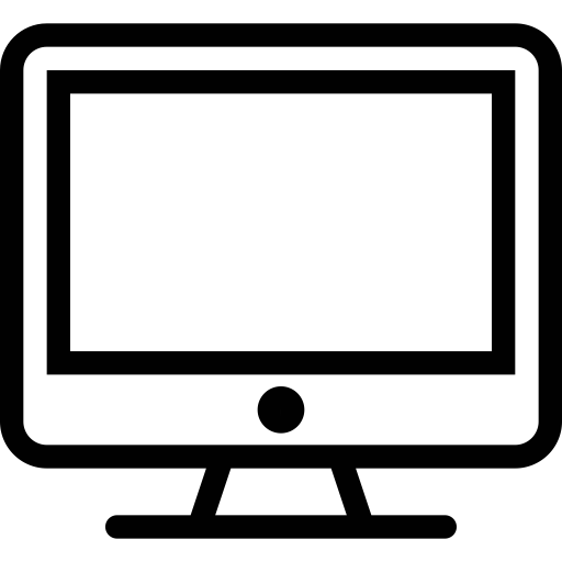 Screen svg vector icon