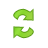 arrow, clockwise, double, reload icon