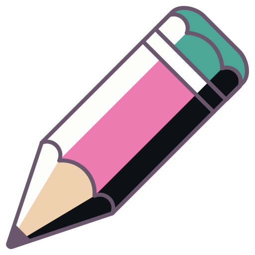 Pencil svg vector icon