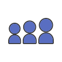 connect, group, myspace, network, online, social, team svg vector icon