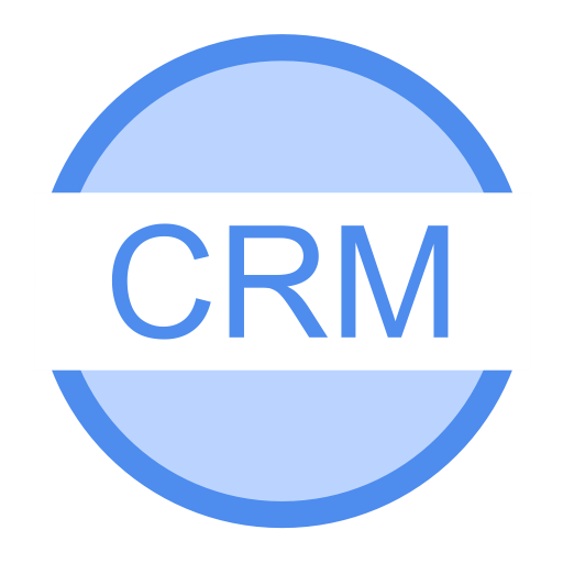 Crm svg vector icon