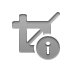 crop,info icon