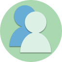 account, friends, humans, person, profile, social, users svg vector icon