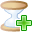 add, hourglass icon