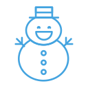 christmas, man, snow, snowman, winter svg vector icon