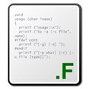 f, source icon