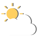 day, forecast, morning, sun, sunny, weather svg vector icon