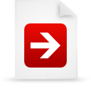 document, file, paper, red icon