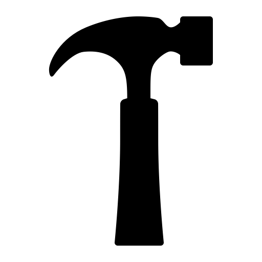 Hammer svg vector icon