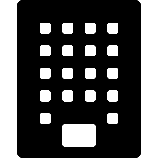 Building svg vector icon