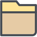 documents folder, file, folder, general, office, organize, user interface svg vector icon