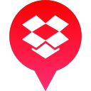 dropbox, logo, media, social svg vector icon