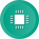 computer, cpu, electronic, microchip, processor, sys svg vector icon