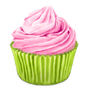 cupcake, pinky icon