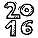 celebration, new year, party svg vector icon