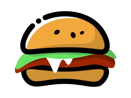 Hamburger svg vector icon