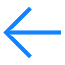 arrow, direction, left, line, turn svg vector icon