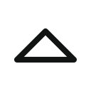 arrow, arrow top, arrow up, drop, stroke arrow, up svg vector icon