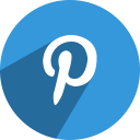media, network, pinterest, social svg vector icon