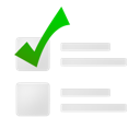 check, list, ok icon