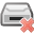 delete, harddrive icon