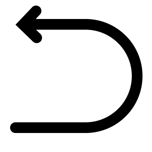 Return O svg vector icon