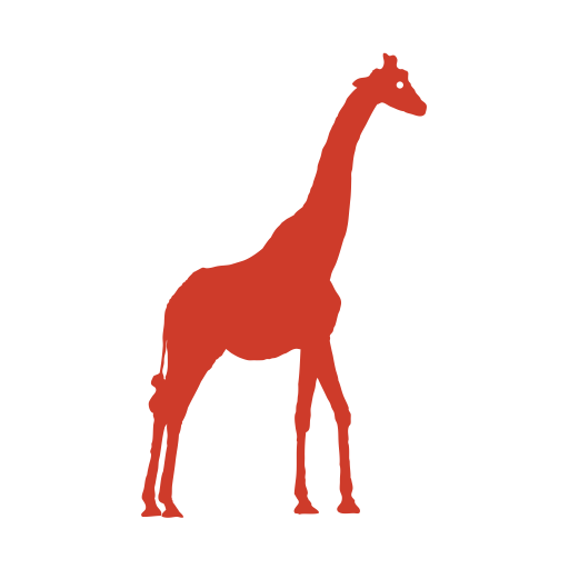 Giraffe svg vector icon