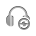 earphone,refresh icon