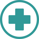 ambulance, cross, hospital svg vector icon