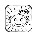 internet, network, online, reddit, social, submit, website svg vector icon